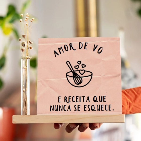Kit Dia dos Avós Receita de Vó
