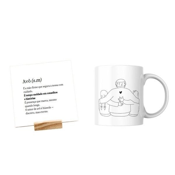 Kit Dia dos Avós Descrição Avô