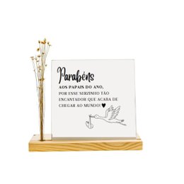 Imagem de Kit Boas Vindas Bebê Parabéns Papais