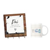 Kit Pai Porta Chaves e Caneca