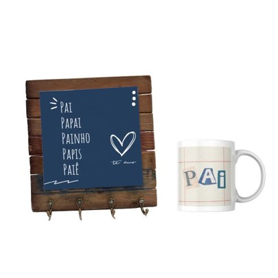 Kit  - Pai Porta Chaves