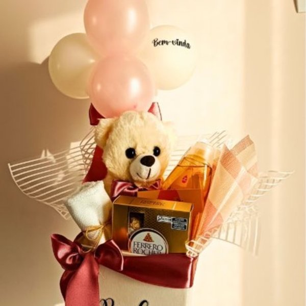 Box Maternidade Menina Rosa