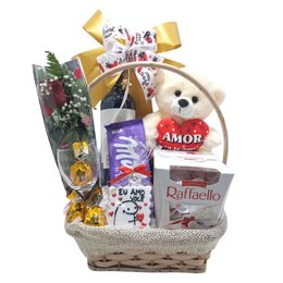 Imagem de Cesta Pelúcia Apaixonado