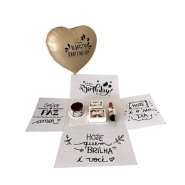 Imagem de Presente de Aniversário- Bolo e Champanhe 