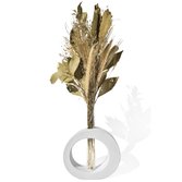 Arranjo De Flores Secas Decorativo Vaso Solitário Red