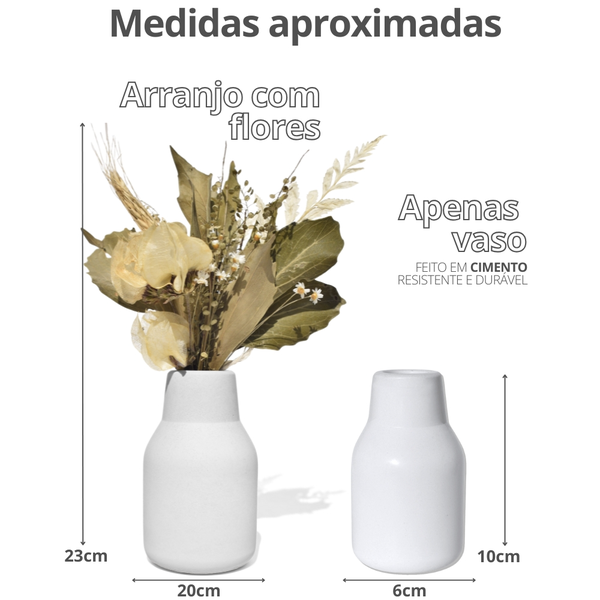 Arranjo De Flores Secas Vaso Decor Garrafa Retrô Liso