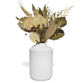 Arranjo De Flores Secas Decorativo Vaso Garrafa Cilín