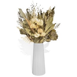 Imagem de Arranjo De Flores Secas Decorativo Vaso Solitário List