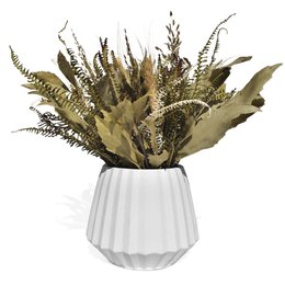 Imagem de Arranjo De Flores Secas Decorativo Vaso Diamante