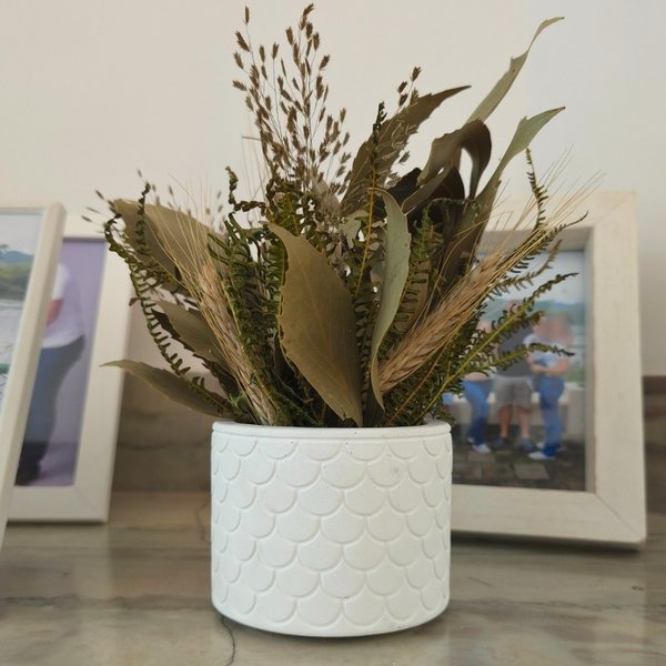 Arranjo De Flores Secas Decorativo Vaso Estados SP