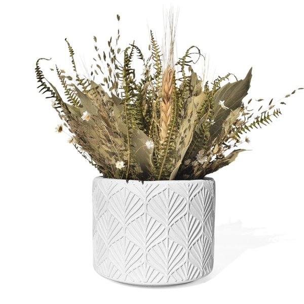 Arranjo De Flores Secas Decorativo Vaso Estados Amazon