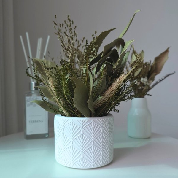 Arranjo De Flores Secas Decorativo Vaso Estados Amazon