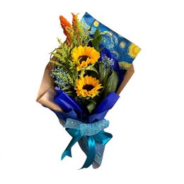 Imagem de Buquê Noite Estrelada Girassóis