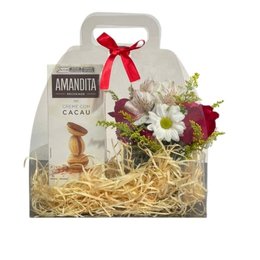Imagem de GlassBloom - Arranjo Floral com Amanditas