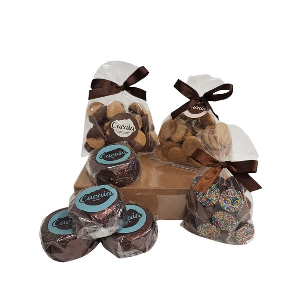 Cesta Biscoitos e Chocolates