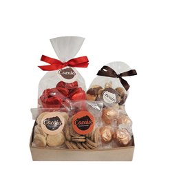 Imagem de Cesta Corações de Biscoitos 