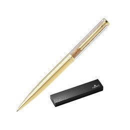 Imagem de Caneta Crown Diamond Dourada com Pedrinhas e Estojo