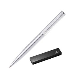 Imagem de Caneta Crown Diamond Prata com Pedrinhas e Estojo