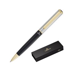 Imagem de Caneta Crown Regent Esf Preta e Prata