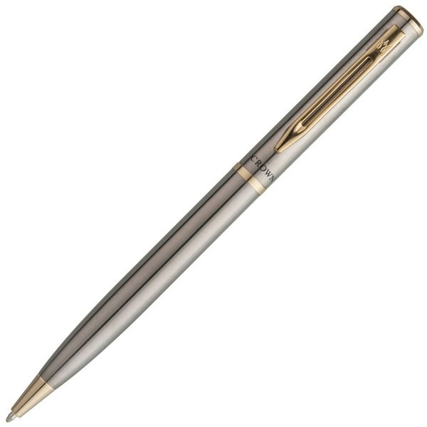 Caneta Crown Capricci Prata Metal Dia dos Pais