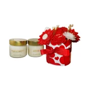 Kit Arranjo de Flores Aromáticas Vermelhas
