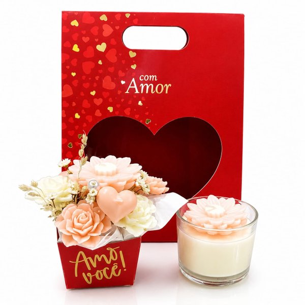 Buquê de Flores de Velas Aromáticas