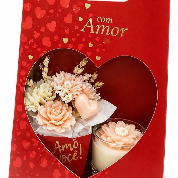 Buquê de Flores de Velas Aromáticas
