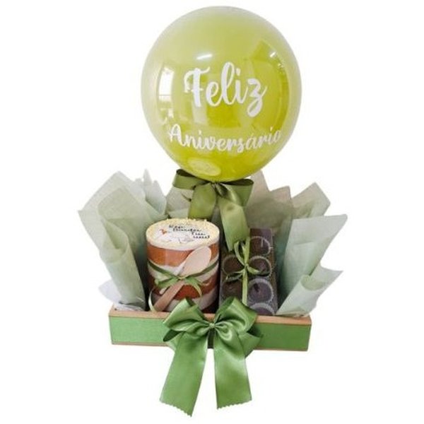 Box Feliz Aniversário Green | Giuliana Flores