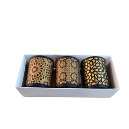 Imagem de Kit Presente Trio de Velas Mandala Gold