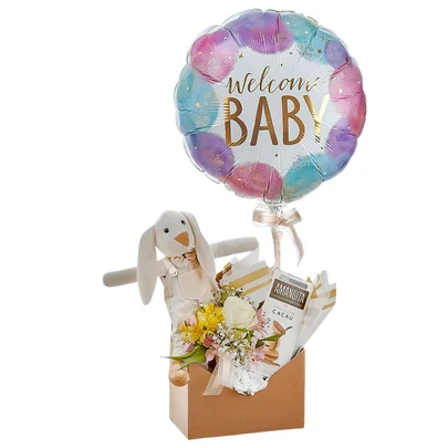 Caixa de Presente Welcome Baby Nude