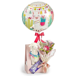 Imagem de Presente Lhama Fofura com Balão