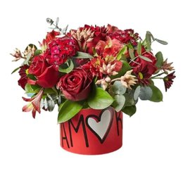 Imagem de Arranjo Rosas e Alstroemérias