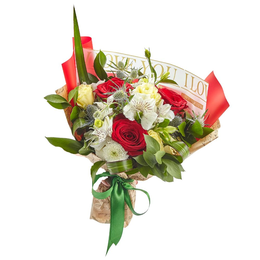 Imagem de Mini Buque de Rosas Sofisticado