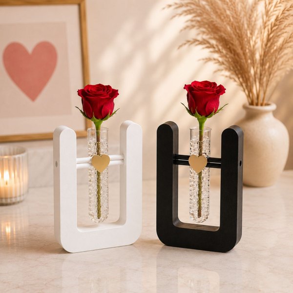 Dueto da Rosa Branco e Preto