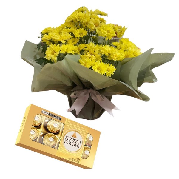 Margaridinhas Amarelas e Ferrero Rocher 