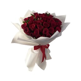 Imagem de Buquê 50 Rosas Vermelhas Selecionadas 