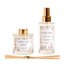 Imagem de Kit Difusor de Ambiente + Home Spray Chá Branco