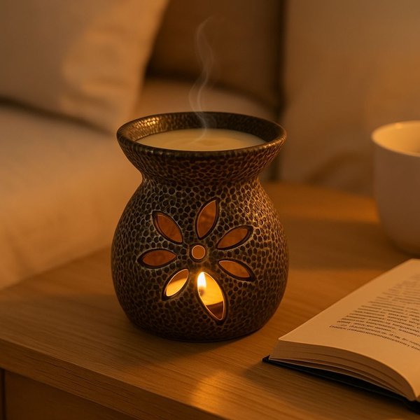 Kit 12 Velas Wax Melts + Rechaud + Difusor Chá Branco