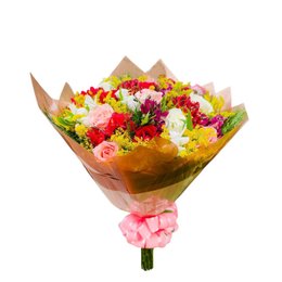 Imagem de Buquê Mix de Rosas Coloridas