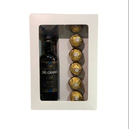Imagem de Box de Vinho com Chocolates