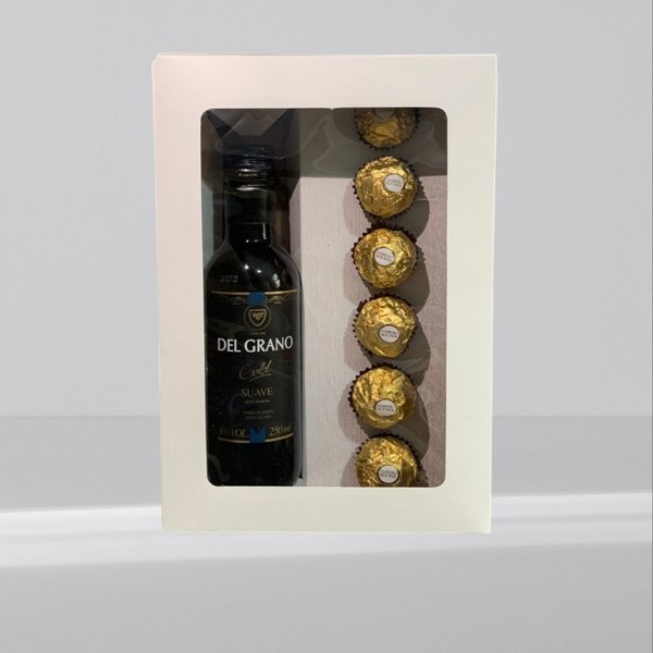 Box de Vinho com Chocolates