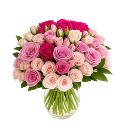 Imagem de Arranjo Suspiro de Rosas no Vaso