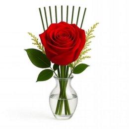Imagem de Nossa Rosa Vermelha no Vaso