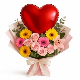 Imagem de Eterno Coração com Rosas