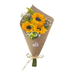 Imagem de Buquê Radiante com 3 Girassóis