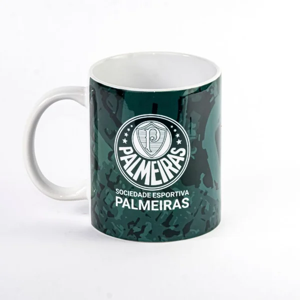 Kit Presente Almofada e Caneca Oficial Time Palmeiras 