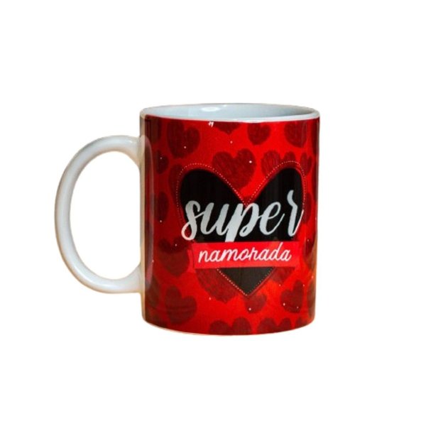 Kit Presente Almofada e Caneca Super Namorada
