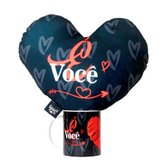 Kit Presente Almofada Coração e Caneca Par Perfeito