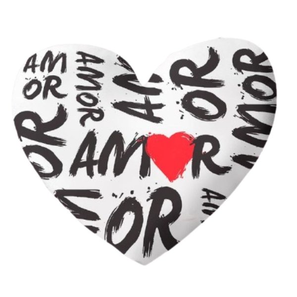 Kit Presente Almofada Coração e Caneca Namorados Amor