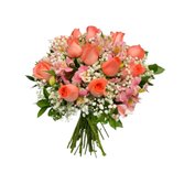 Buquê de Rosas Salmão